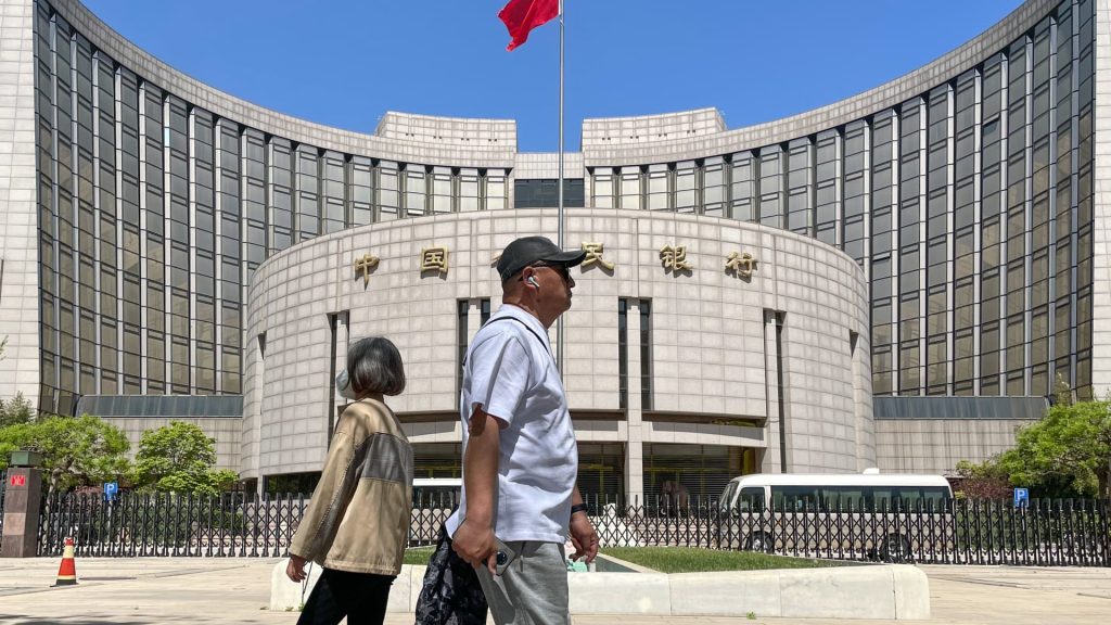 Consumer prices in China rose 0.1% in April, the slowest rate in two years