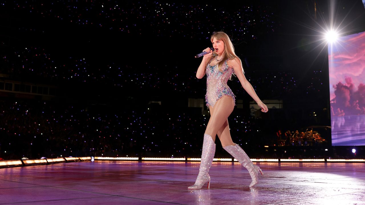 Taylor Swift performs onstage during night one of Taylor Swift | The Eras Tour at Nissan Stadium on May 05, 2023 in Nashville, Tennessee.