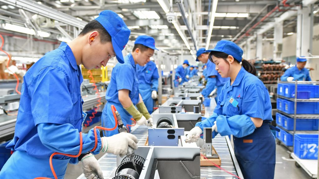 China’s factory activity grew more slowly in June, Caixin survey shows