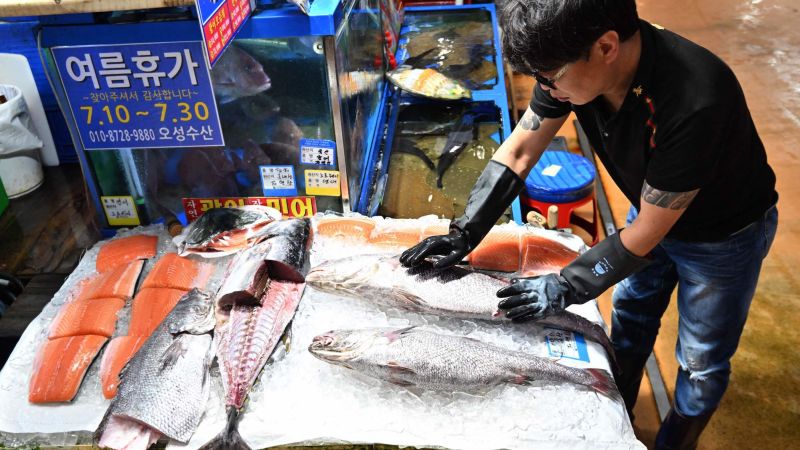 South Korean shoppers hoard salt and seafood ahead of Japan’s release of radioactive water