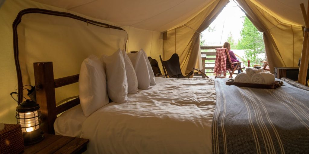 $850 for a campsite? Glamping is taking off, despite the steep price tags.