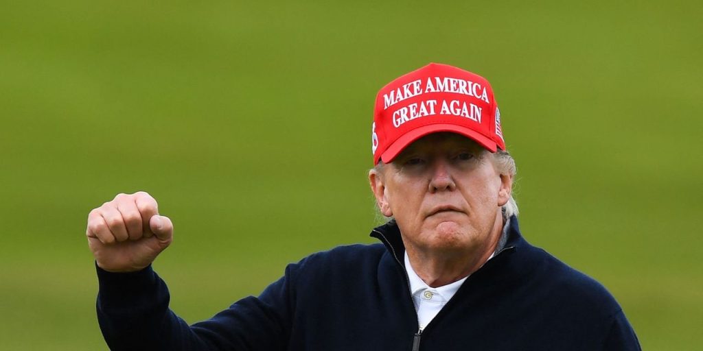 Trump’s golf-course income has doubled to over $500 million since leaving office