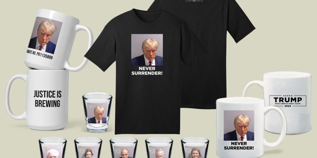 Trump’s mug shot could be a gold mine for his campaign — and for enterprising Etsy sellers