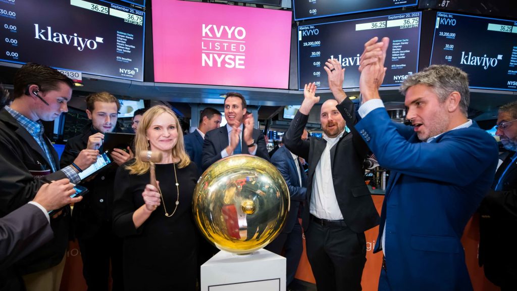 Klaviyo rises 9% in muted NYSE debut after software vendor priced IPO at $30 a share