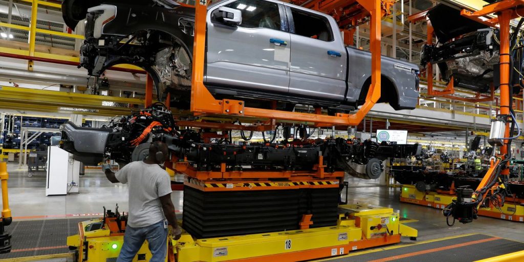 Ford’s stock drops 4% after carmaker pulls guidance, EV unit loses $1.3 billion