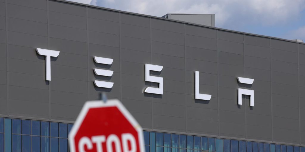 Tesla’s stock slips after report EU investigating its Chinese exports