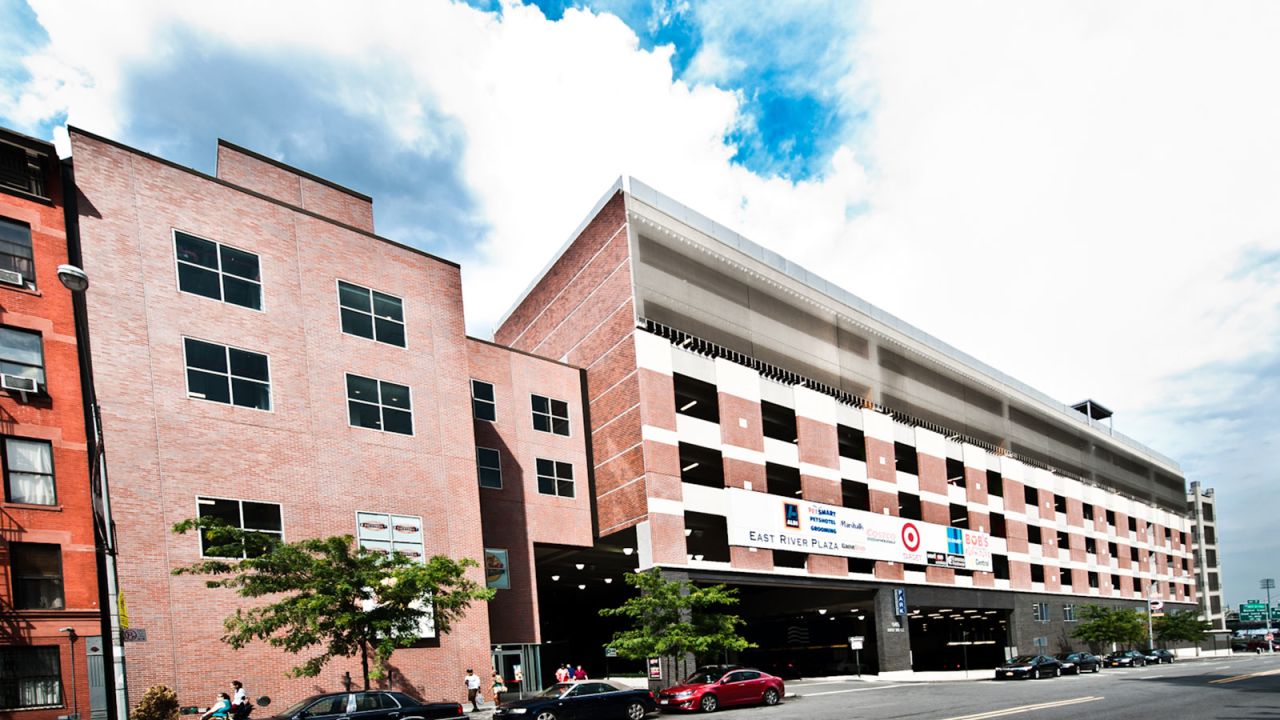 The East River Plaza shopping center in New York City's East Harlem neighborhood.