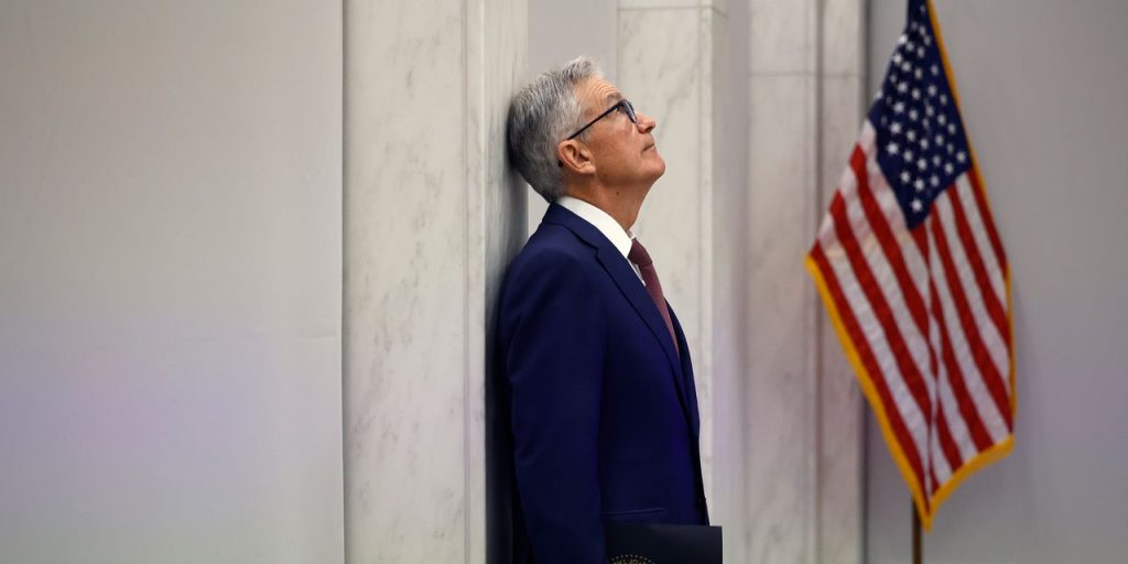 Dow sheds 220 points, S&P 500 snaps win streak after Fed’s Powell says higher rates may be needed